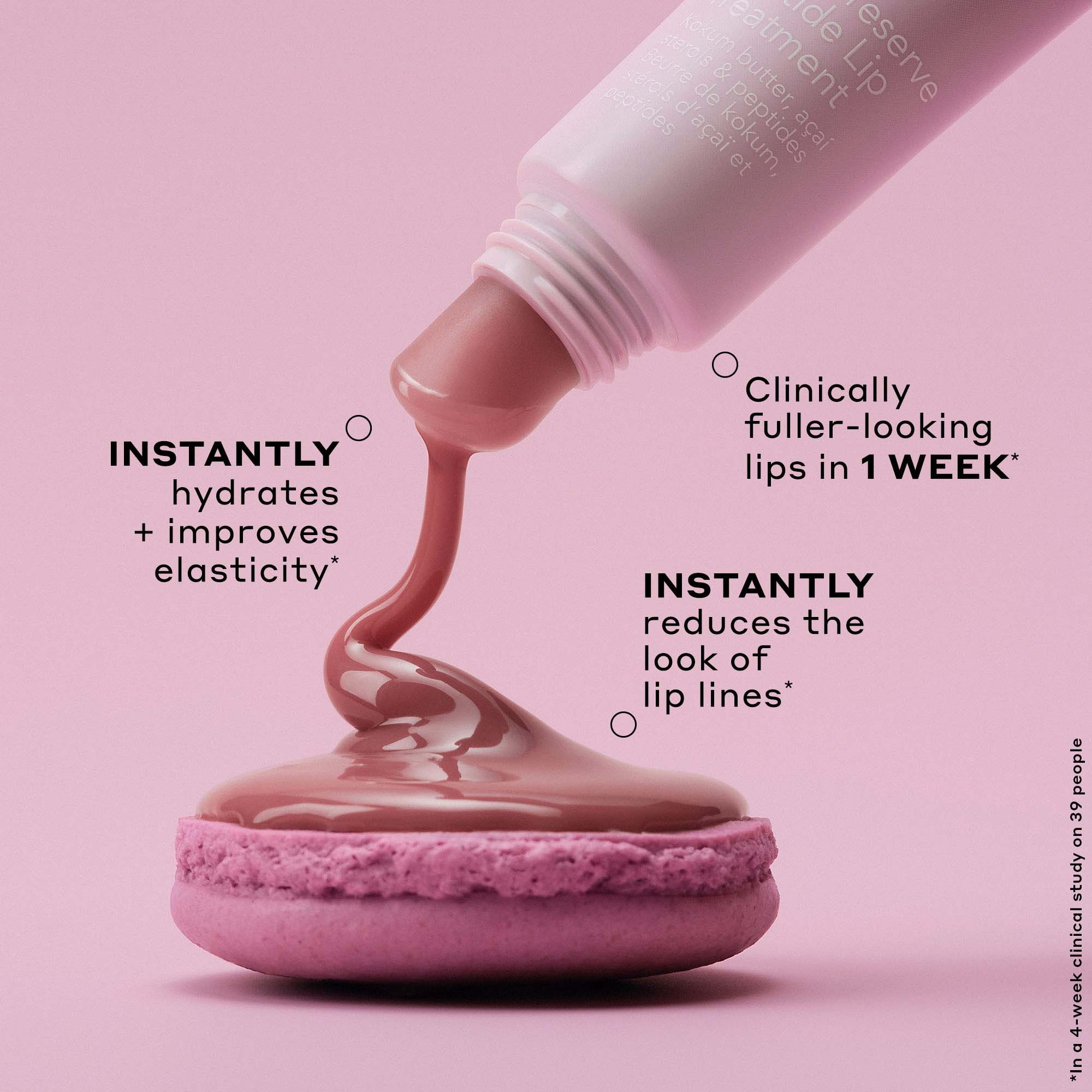 OLEHENRIKSEN Pout Preserve Peptide Lip Treatment Sweet Macaron (obrázok 5)