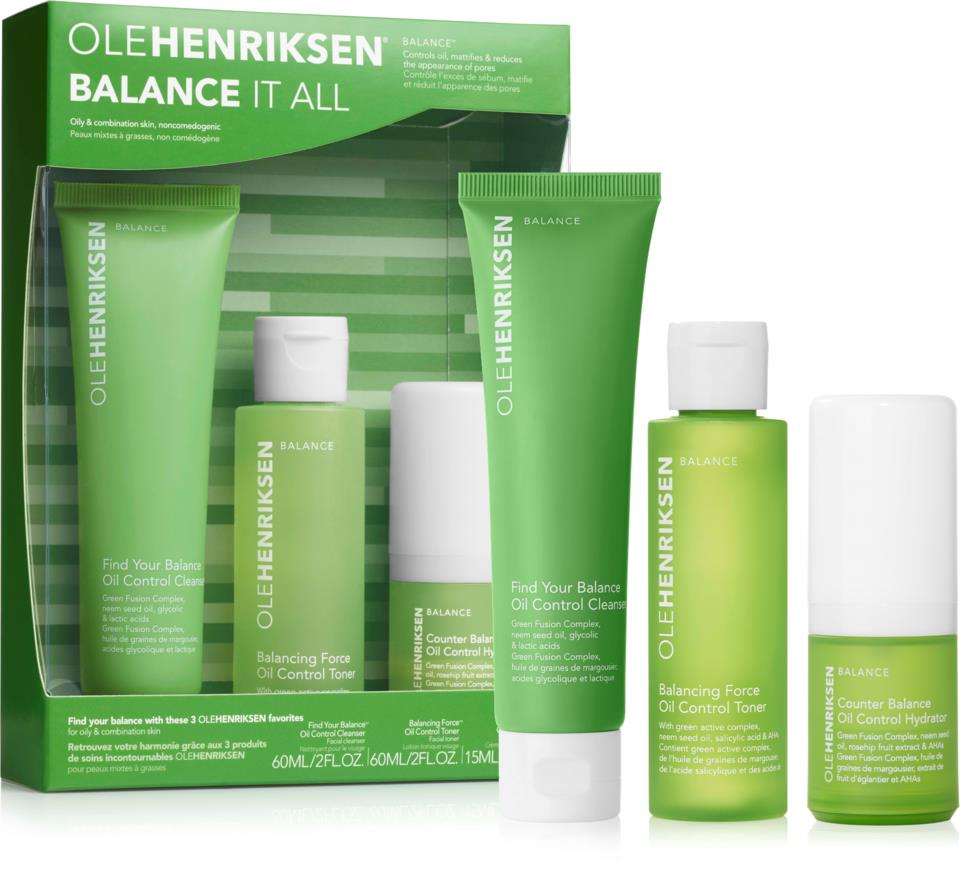 Ole Henriksen Balance It All Oil Control And Pore Refining Set 103ml