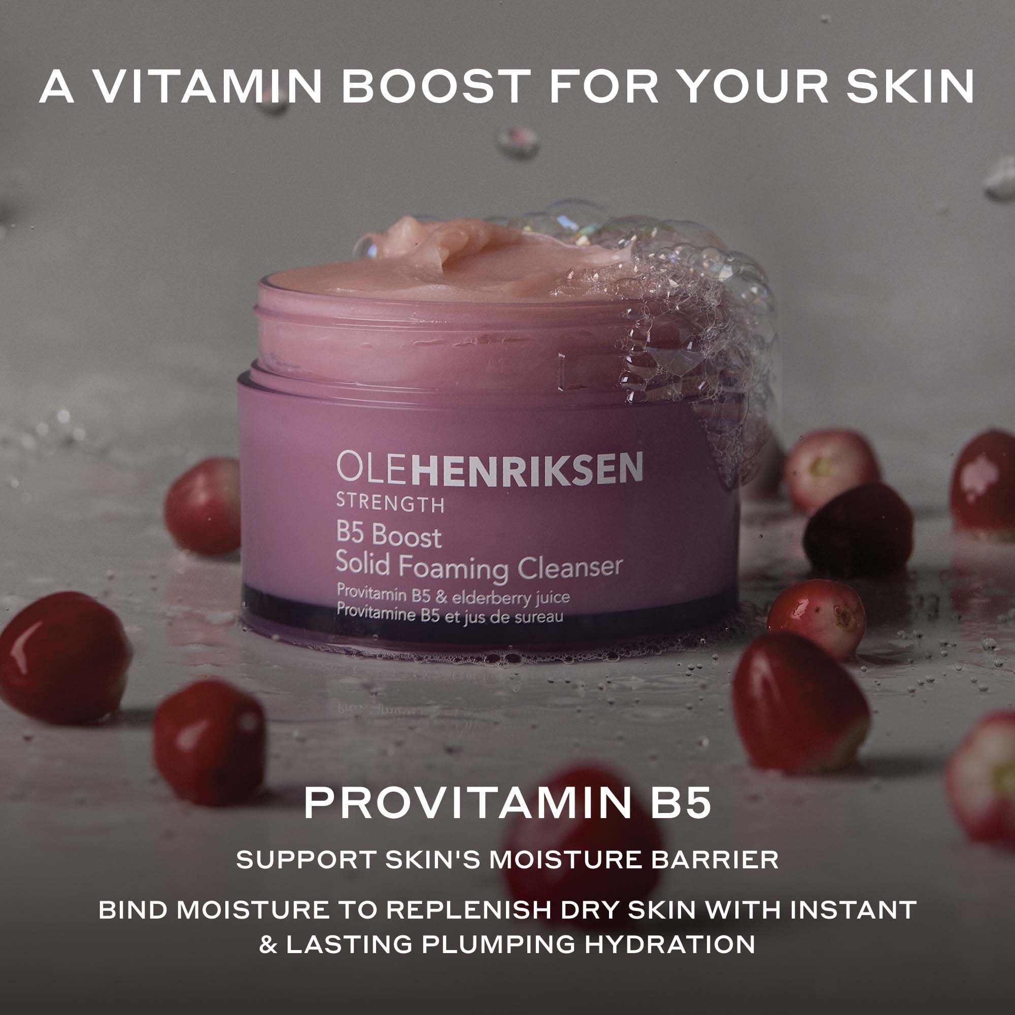 OLEHENRIKSEN Strength B5 Boost Solid Foaming Cleanser 100 ml (zdjęcie 8)