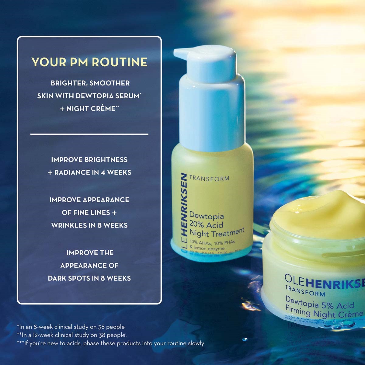 OLEHENRIKSEN Transform Dewtopia 5% Acid Firming Night Crème 50 ml (obrázok 4)