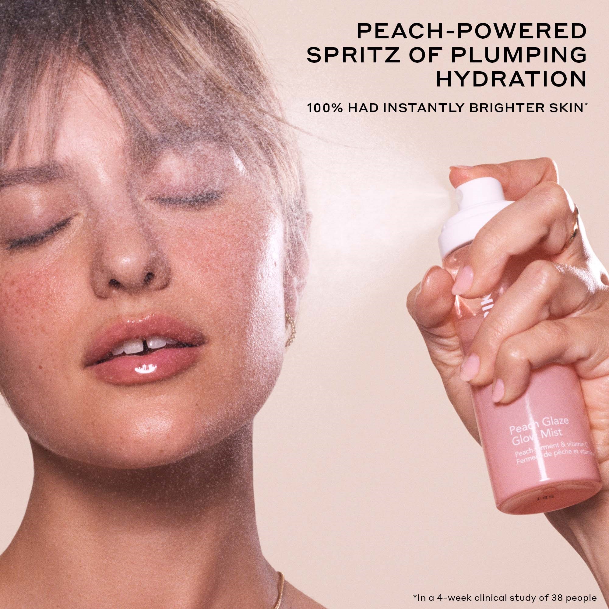 OLEHENRIKSEN Truth Peach Glaze Glow Mist 80 ml (obrázok 3)