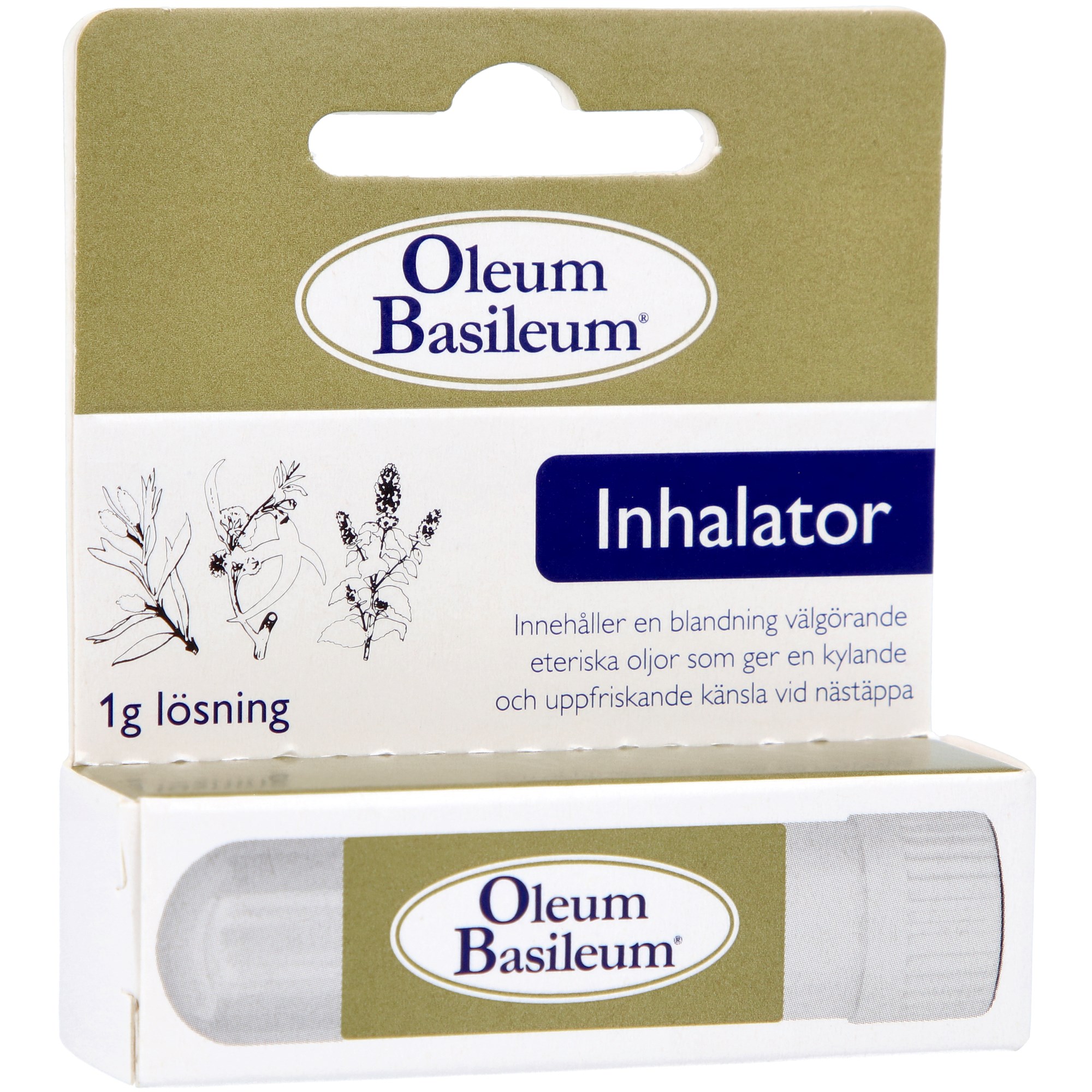 Läs mer om Oleum Basileum Basileum Inhalator