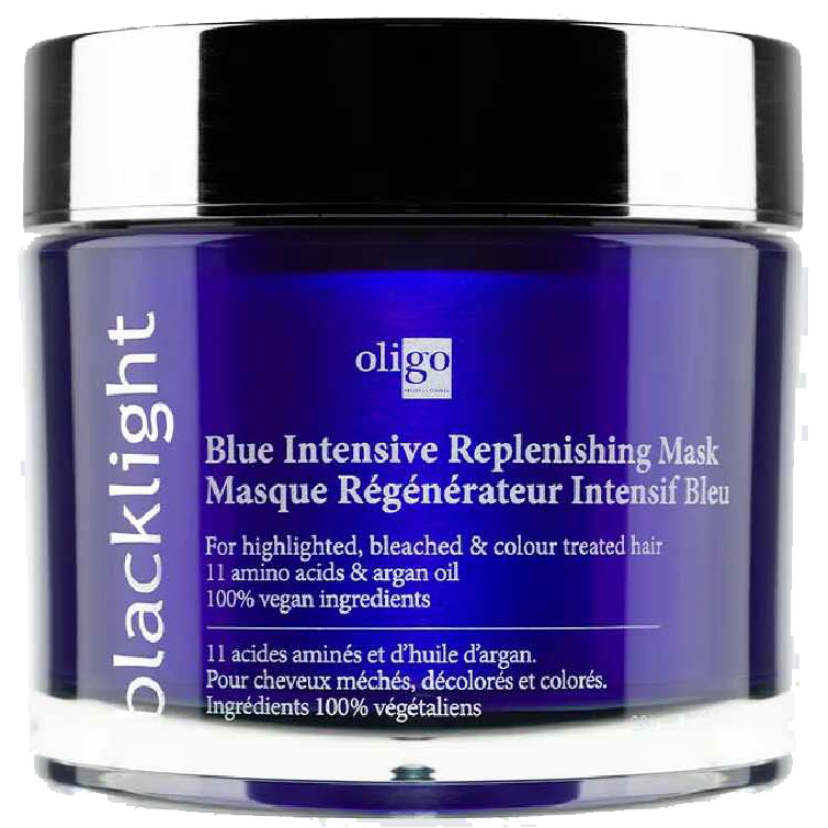 Oligo Blacklight Styling & Care Blue Intensive Repleneshing mask