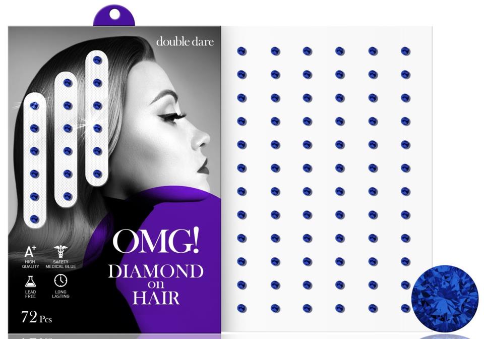 OMG! Diamond on Hair Sapphire