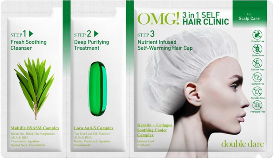 OMG! Double Dare 3In1 Self Hair Clinic Scalp Care
