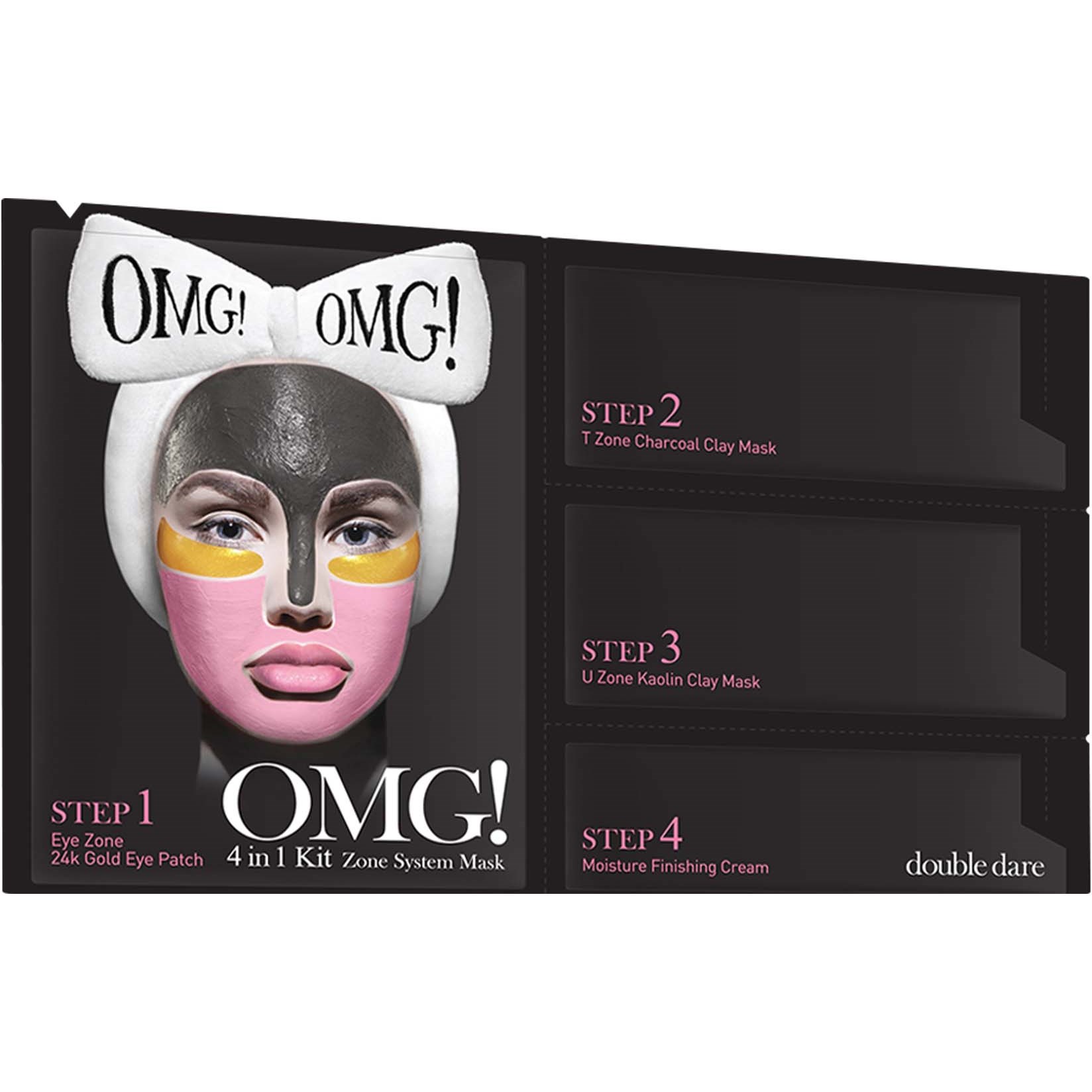 Läs mer om OMG! Double Dare 4In1 Kit Zone System Mask 1 pcs
