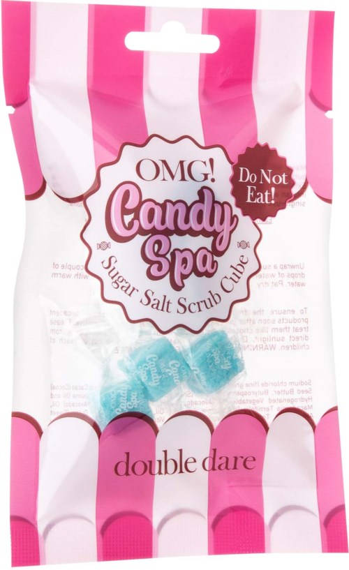 OMG! Double Dare Candy Spa Sugar Salt Scrub Cube 03 Omega 3 Oil