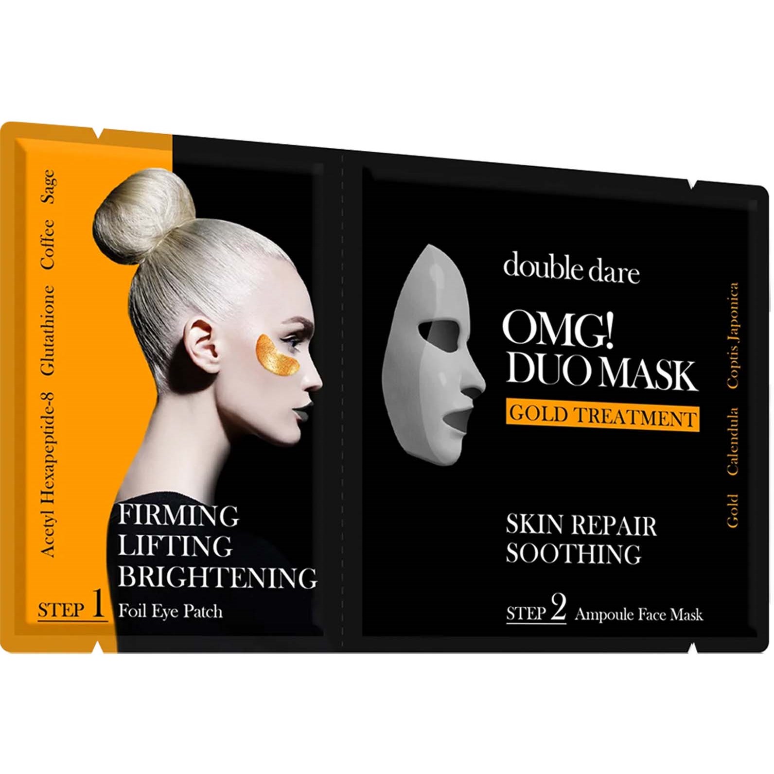 Läs mer om OMG! Double Dare Duo Mask Gold Treatment