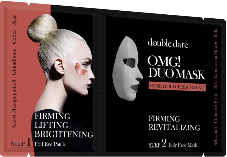 OMG! Double Dare Duo Mask Rose Gold Treatment