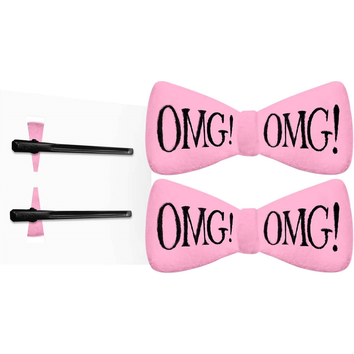 Läs mer om OMG! Double Dare Hair Up Bow Pin Light Pink
