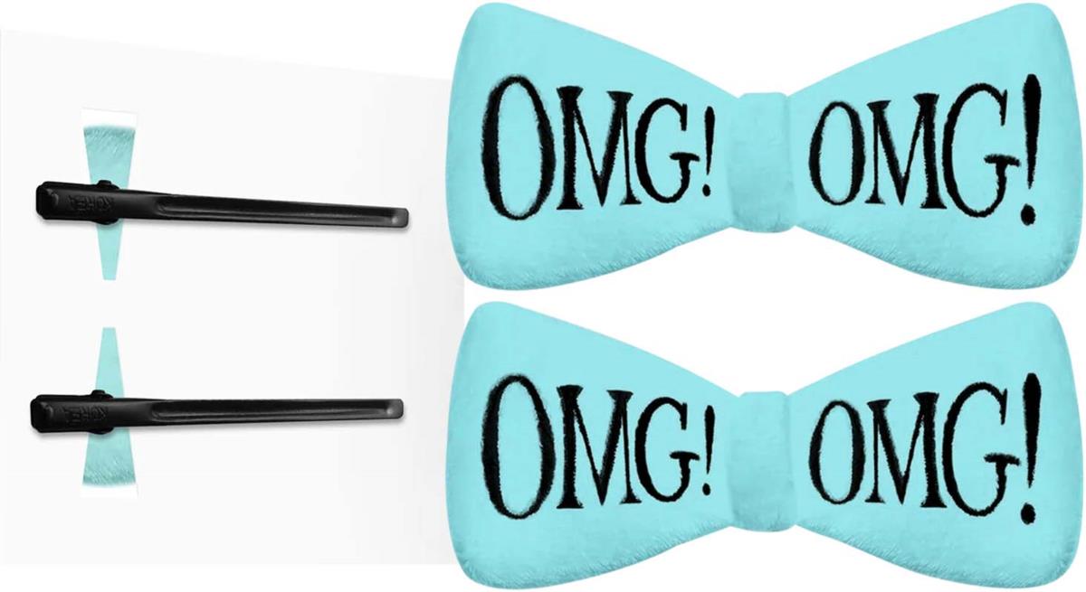 OMG! Double Dare Hair Up Bow Pin Sky Blue | lyko.com