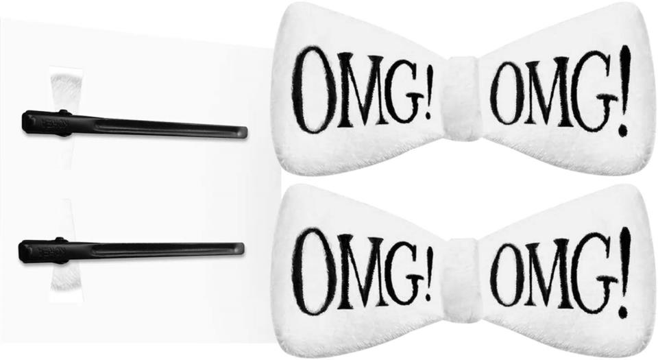 OMG! Double Dare Hair Up Bow Pin White