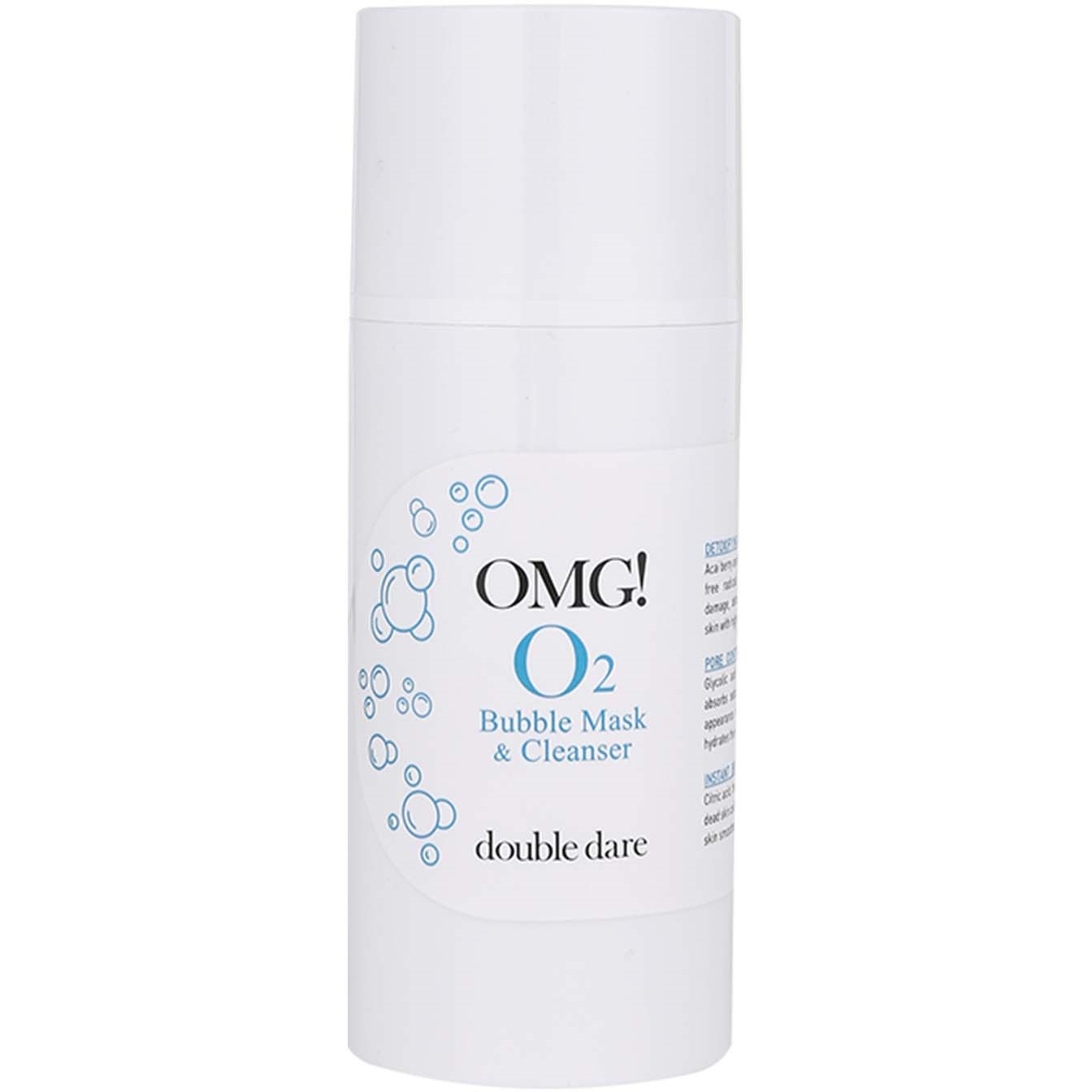 Läs mer om OMG! Double Dare O2 Bubble Mask And Cleanser 100 ml