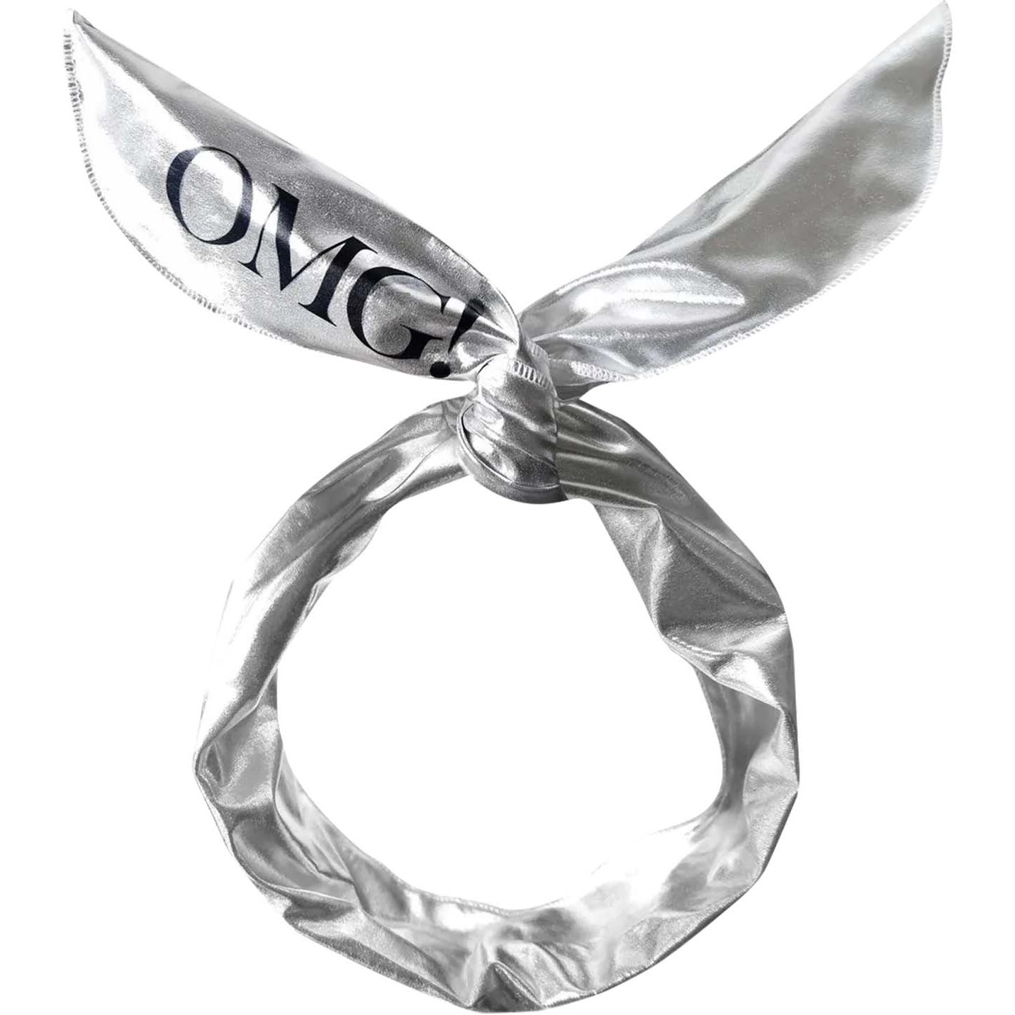 Läs mer om OMG! Double Dare Platinum Hairband Silver
