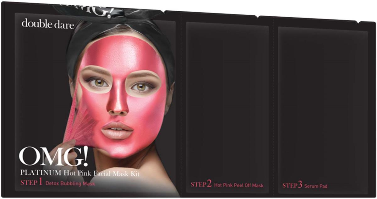 OMG! Double Dare Platinum Hot Pink Facial Mask 1 pcs | lyko.com