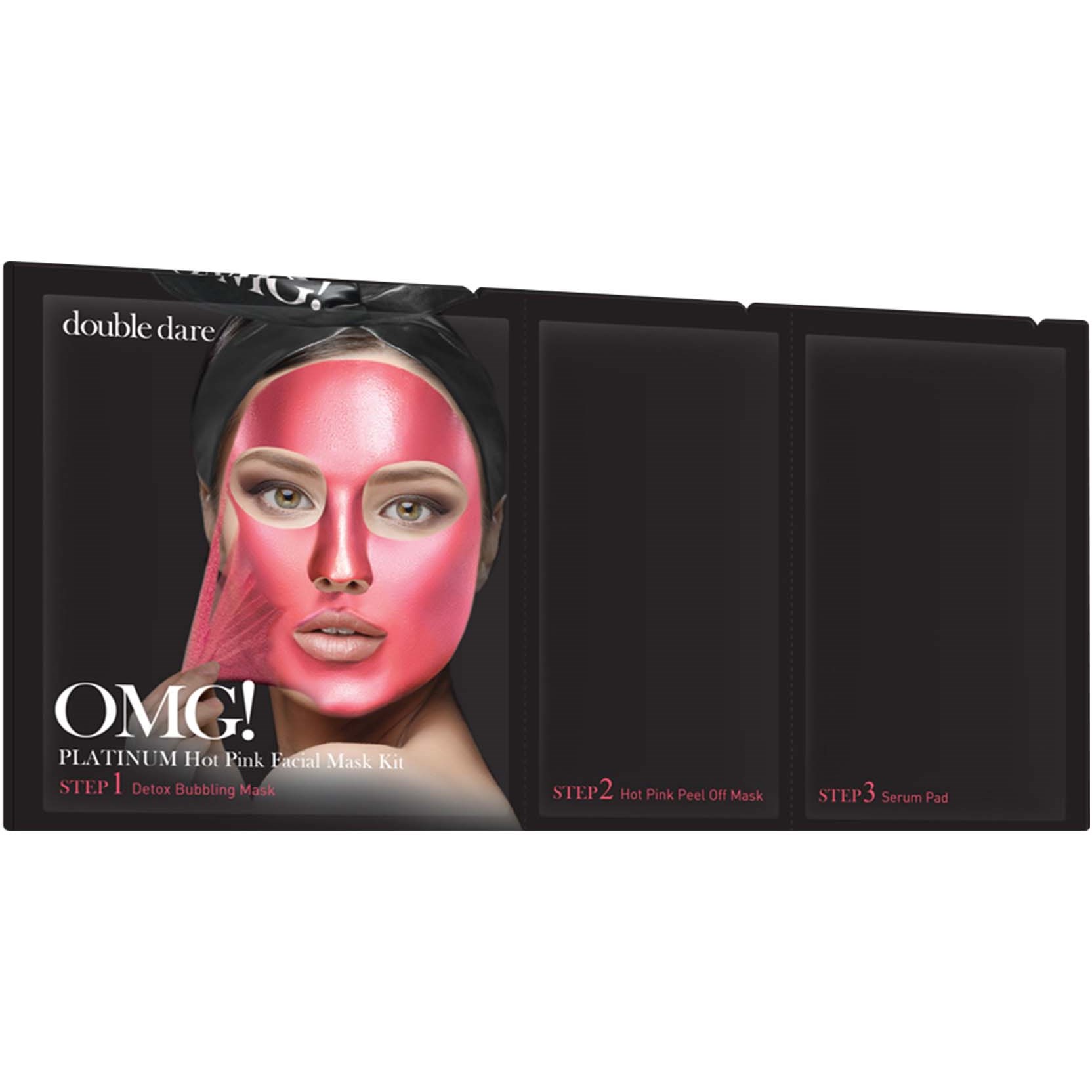 Läs mer om OMG! Double Dare Platinum Hot Pink Facial Mask 1 pcs