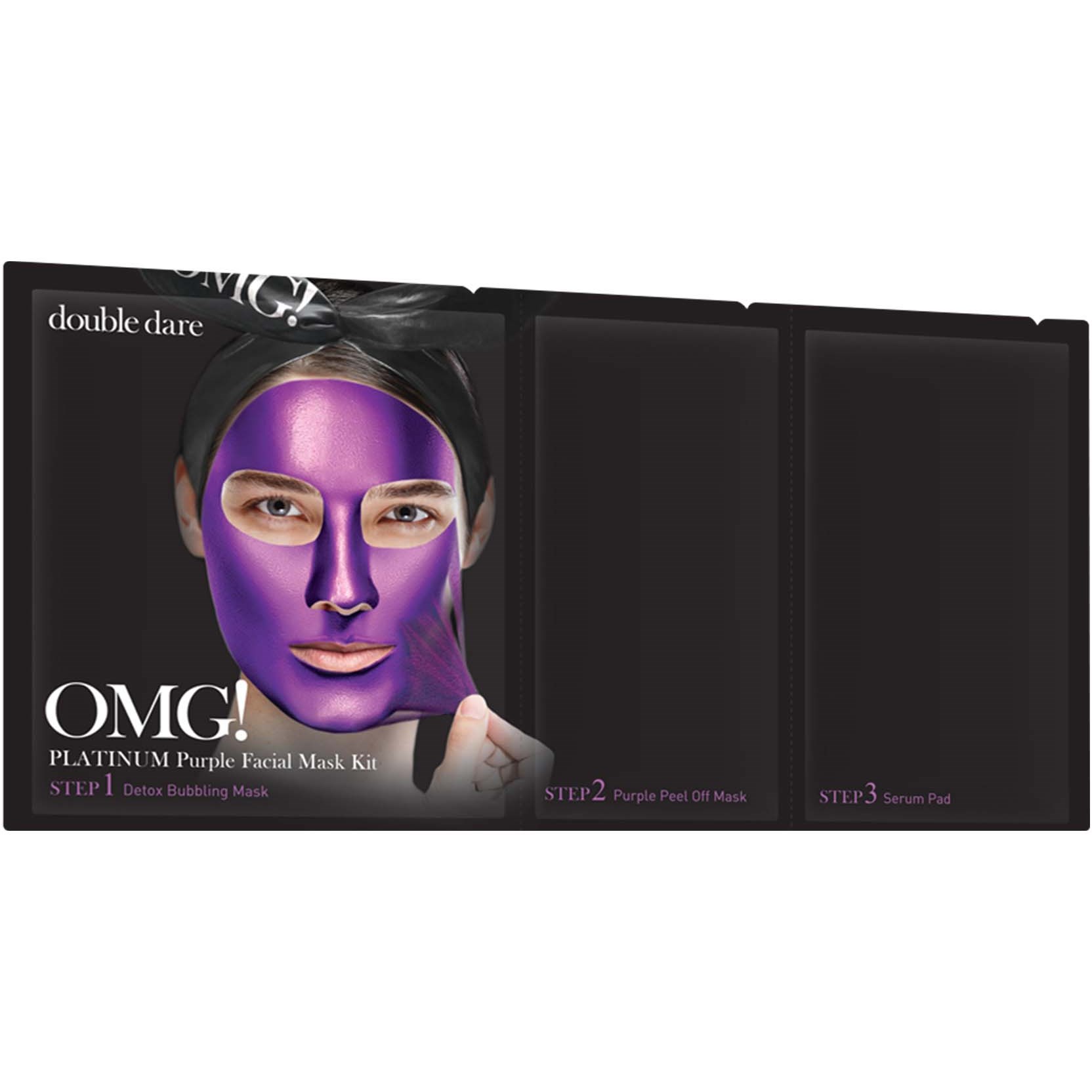 Läs mer om OMG! Double Dare Platinum Purple Facial Mask 1 pcs