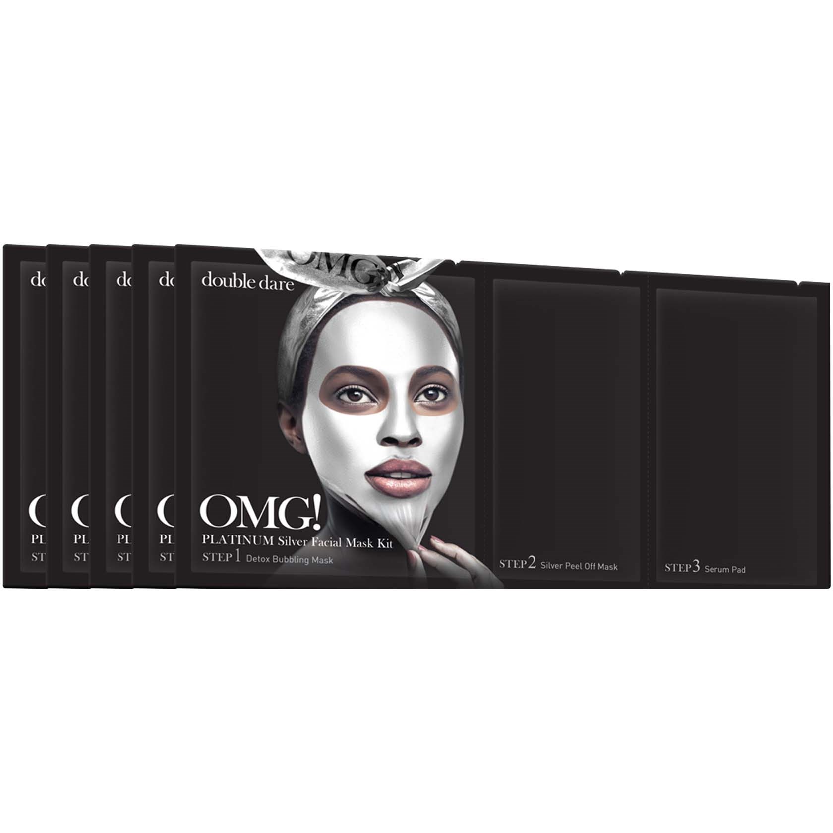 Läs mer om OMG! Double Dare Platinum Silver Facial Mask 5 pcs