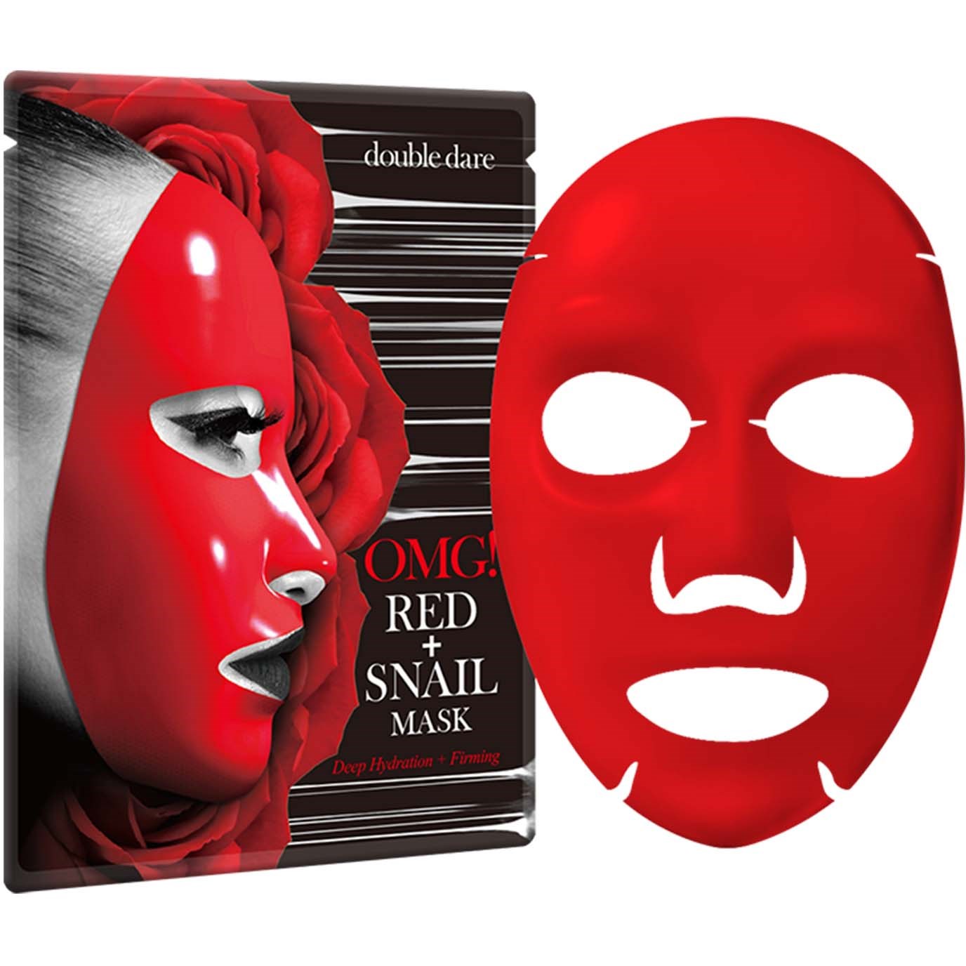 Läs mer om OMG! Double Dare Red + Snail Mask 1 pcs