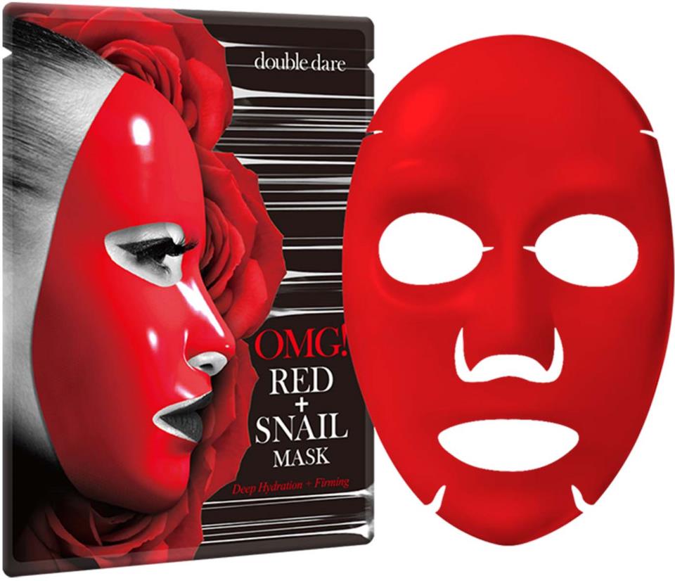 OMG! Double Dare Red + Snail Mask 1 pcs