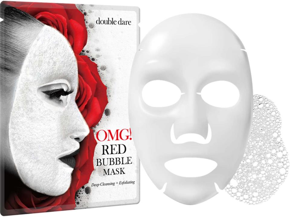 OMG! Double Dare Red Bubble Mask 1 pcs