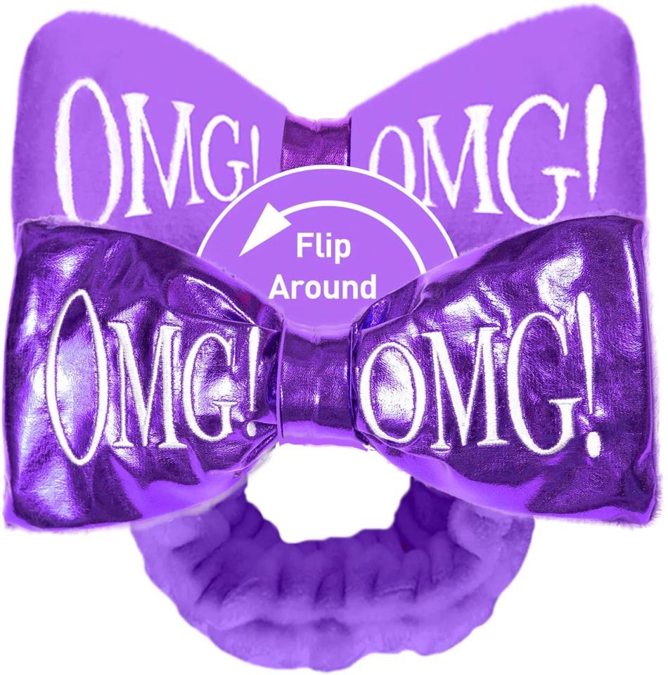 OMG! Double Dare Reversible Hairband Purple
