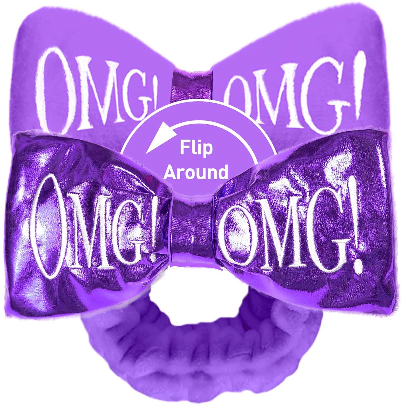 Läs mer om OMG! Double Dare Reversible Hairband Purple