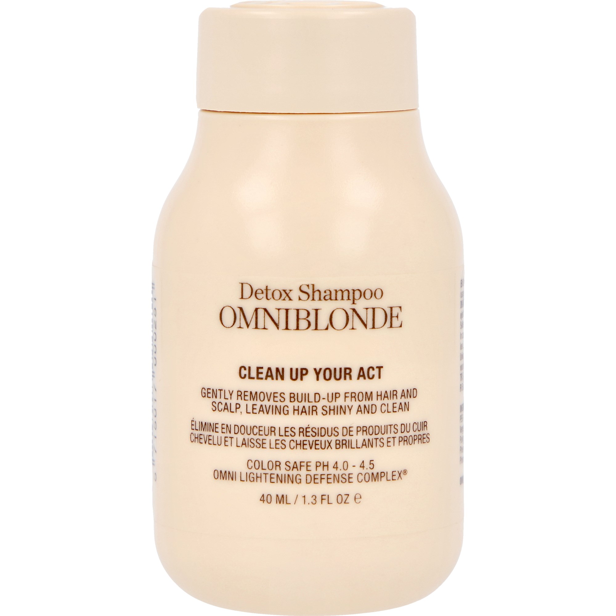 OMNIBLONDE Clean Up Your Act Detox Shampoo 40 ml