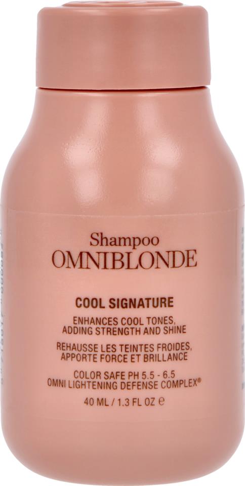 OMNI BLONDE Cool Signature Shampoo 40ml