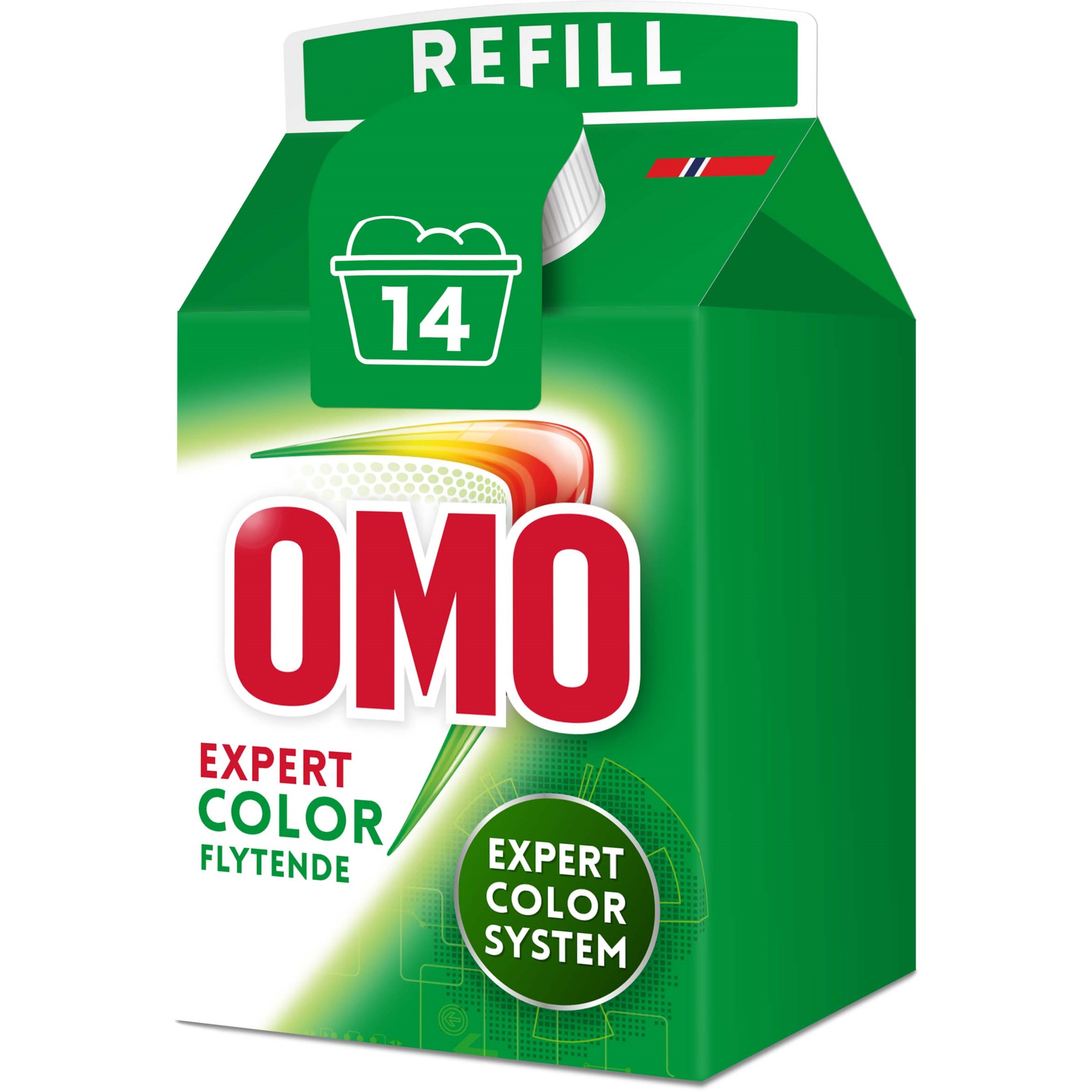 Bilde av Omo Expert Color Liquid Refill 490 Ml