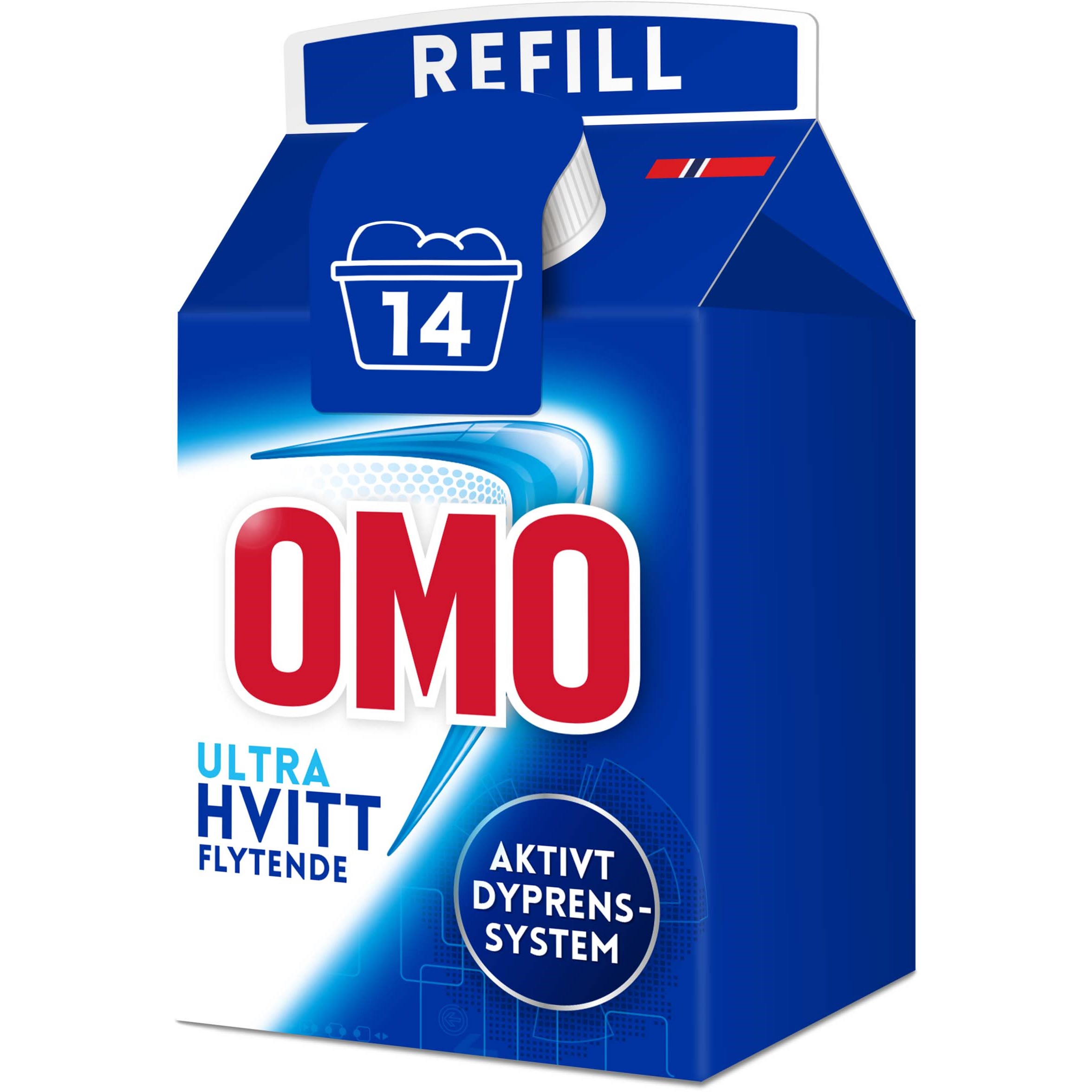 Bilde av Omo Ultra White Liquid Refill 490 Ml
