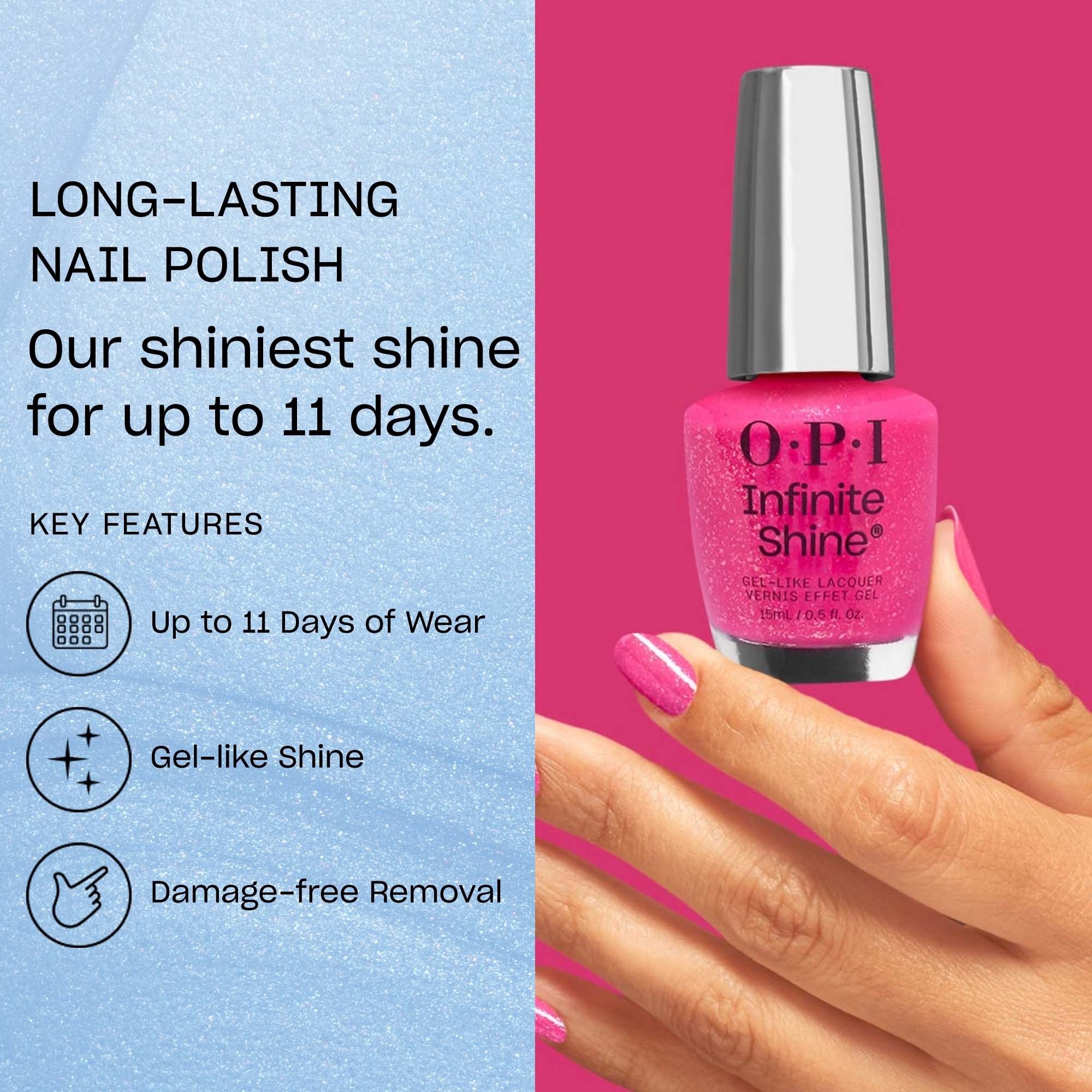 OPI Infinite Shine Spring 25 OPI'm Dreaming Glossed in Your Thoughts (obrázok 3)