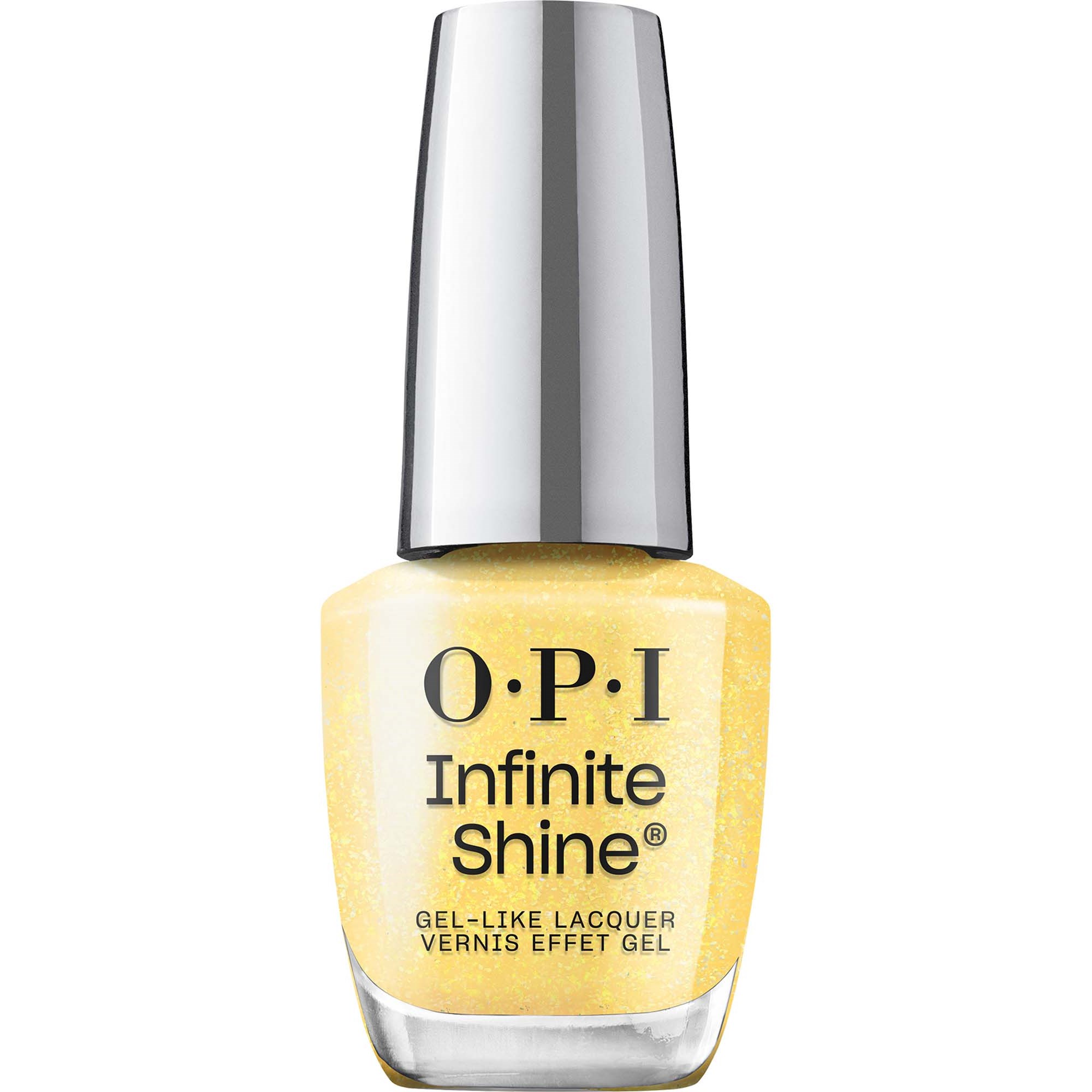 OPI Infinite Shine Spring 25 OPI'm Dreaming Slay Hello to Yellow