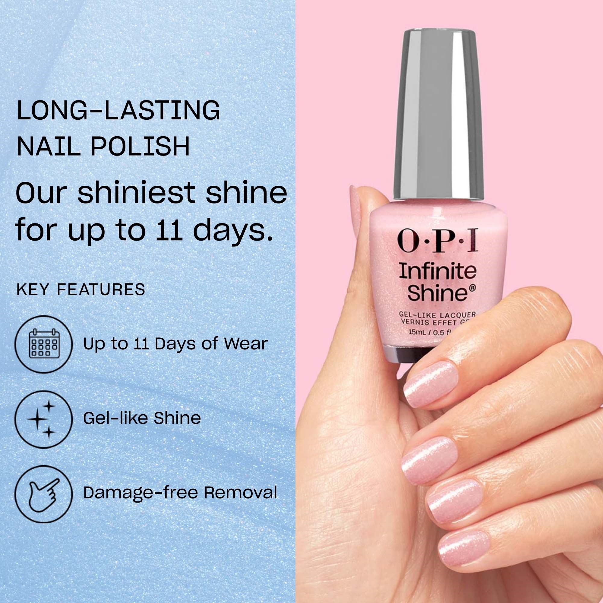 OPI Infinite Shine Spring 25 OPI'm Dreaming Sneak a Pink (obrázok 3)