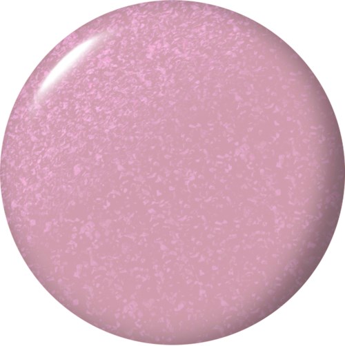 Röd rosa sfär med en slät, något texturerad yta och en glänsande höjdpunkt i övre vänstra hörnet.