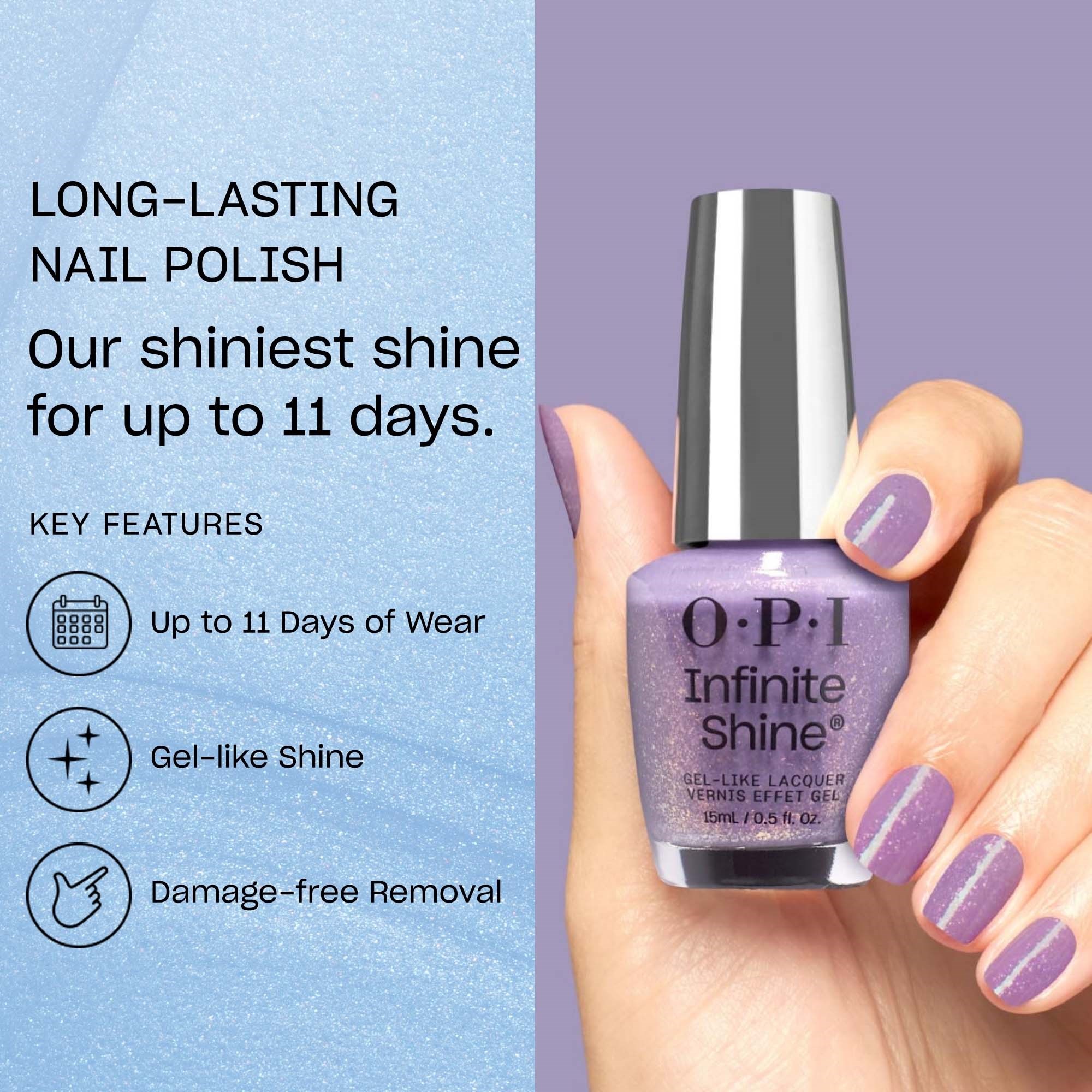 OPI Infinite Shine Spring 25 OPI'm Dreaming Where Time Stuns Still (obrázok 3)