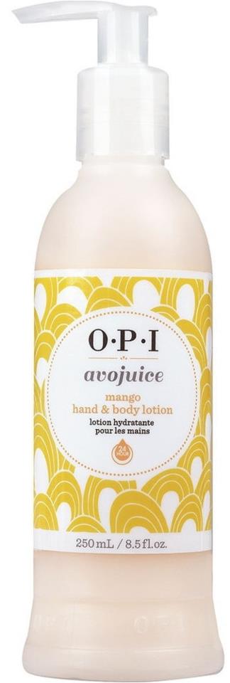 OPI AvoJuice Hand & Body Lotion Mango 250 ml