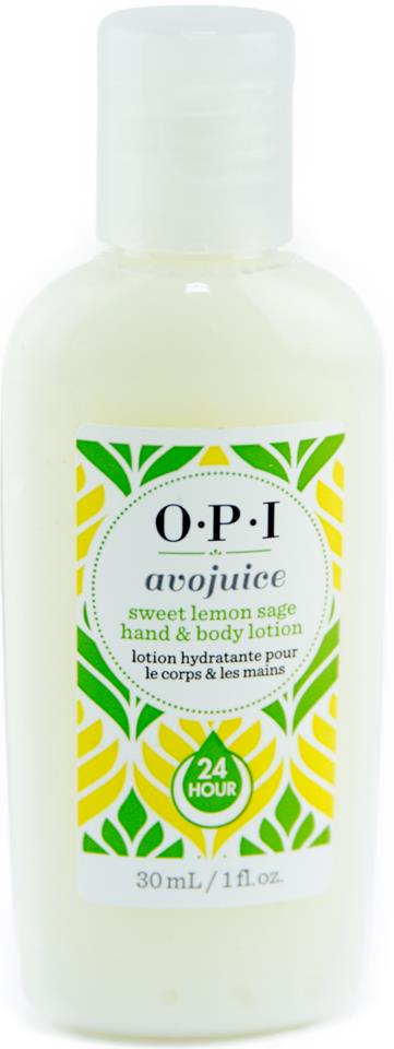 OPI AvoJuice Hand & Body Lotion Sweet Lemon Sage 30 ml