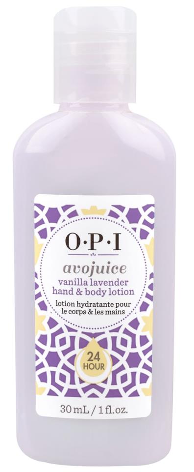 OPI AvoJuice Hand & Body Lotion Vanilla Lavender 30ml