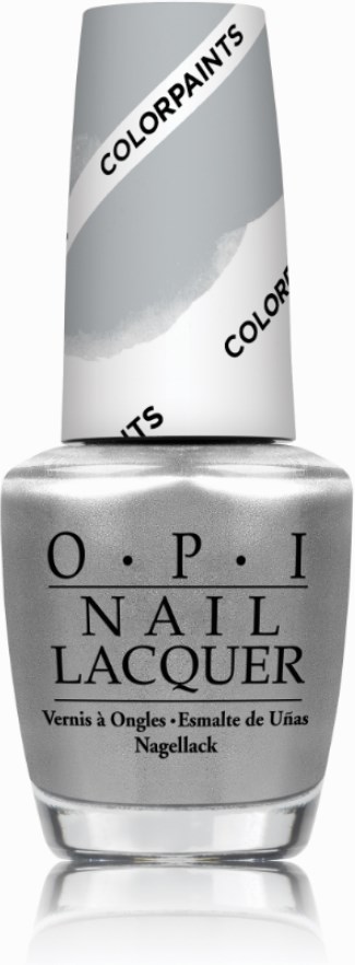 OPI Color Paints Nail Lacquer Silver Canvas
