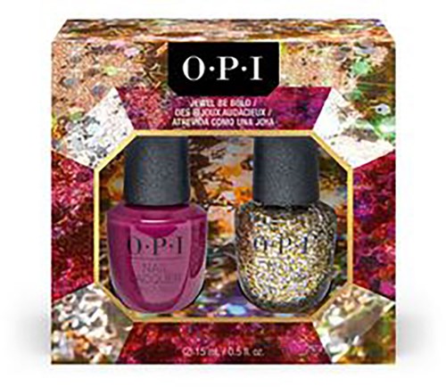 OPI Nail Lacquer Jewel Be Bold Gift Set Duo