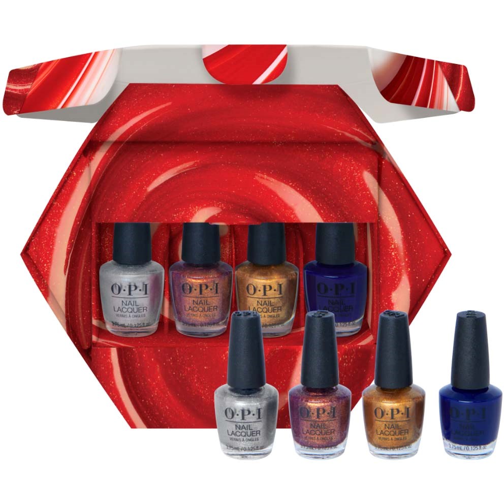 OPI Nail Lacquer Holiday Collection 4PC Mini-Pack (obrázok 3)