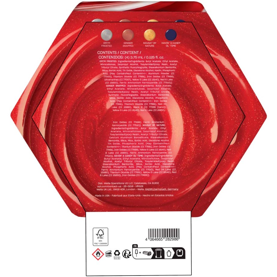 OPI Nail Lacquer Holiday Collection 4PC Mini-Pack (obrázok 5)