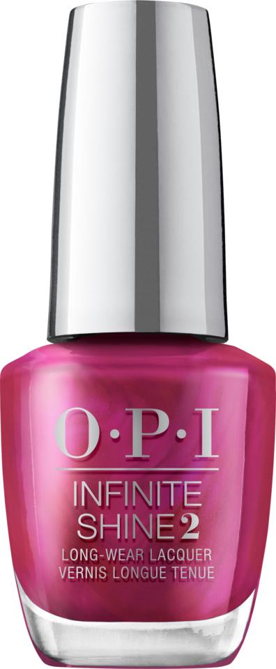 OPI Holiday Shine Bright  Infinite Shine Lacquer Merry in Cranberry