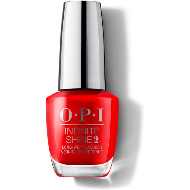 OPI Infinite Shine  Unrepentantly Red