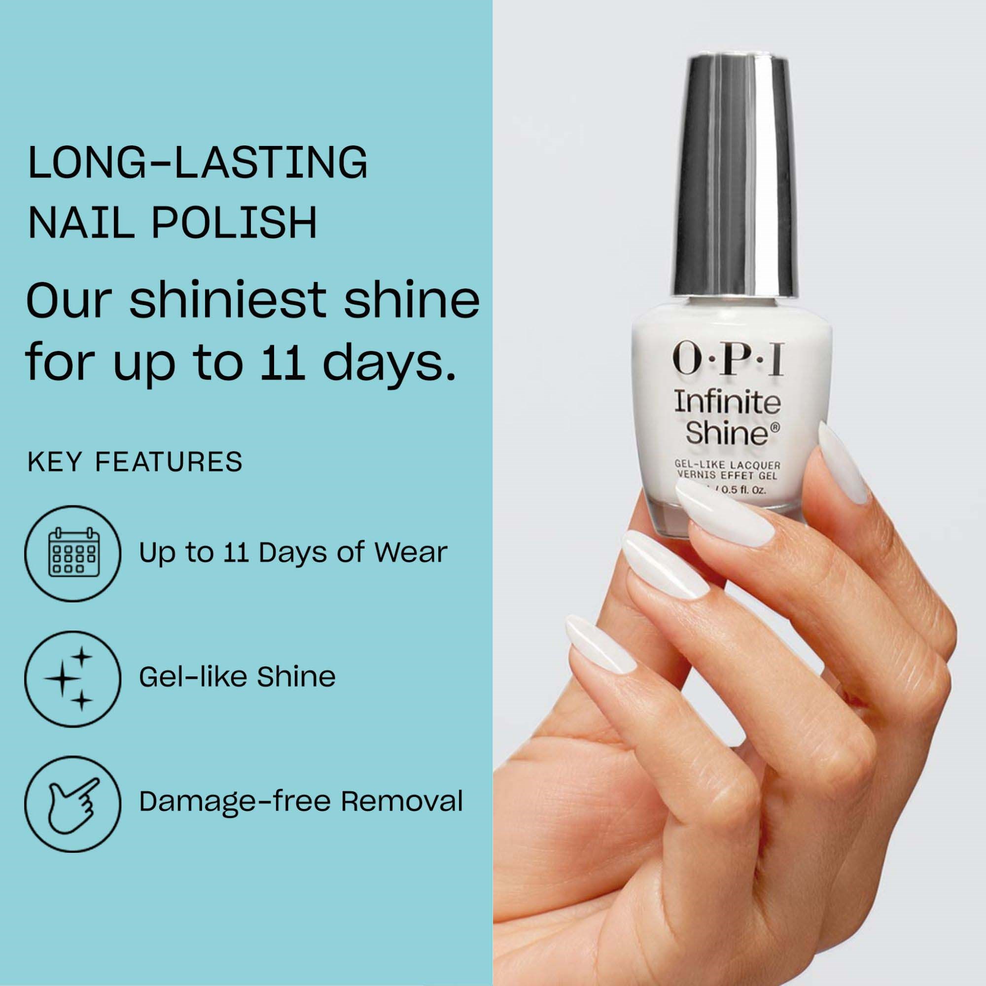 OPI Infinite Shine Alpine Snow (obrázok 3)