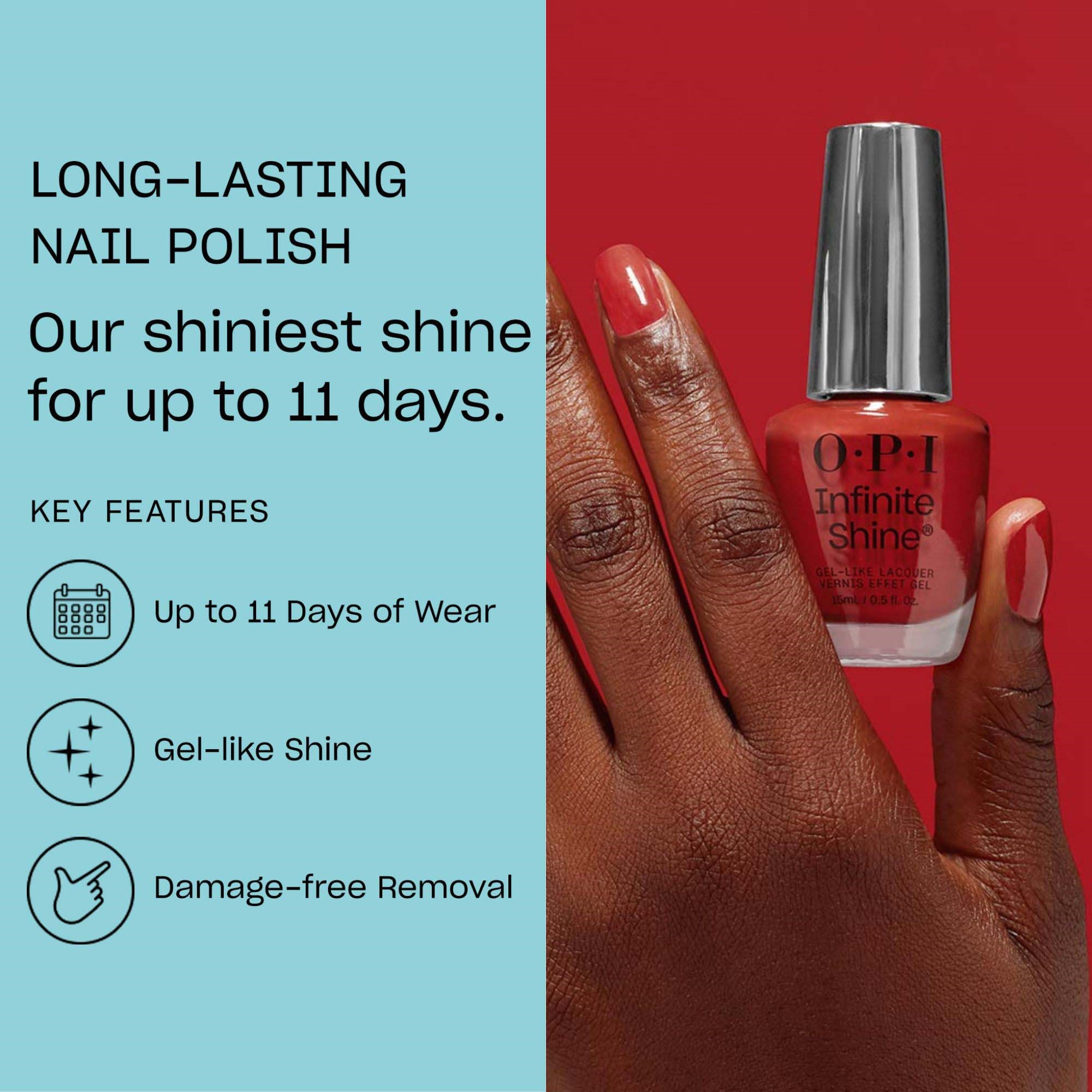 OPI Infinite Shine Big Apple Red (obrázok 3)