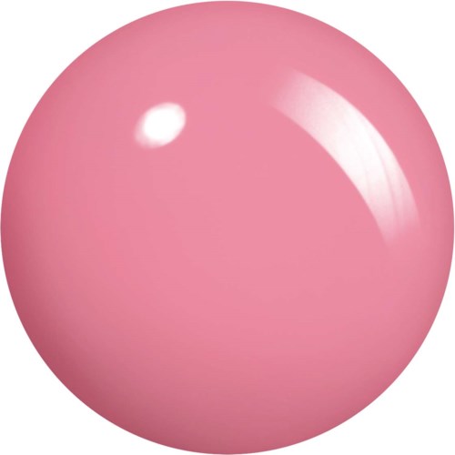 En glänsande rosa boll med en vit reflektion på övre vänstra sidan.