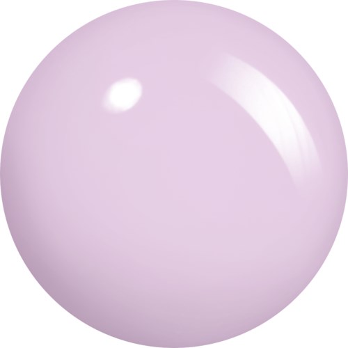 En glänsande, rosa-lila sfär med en reflektion på ytan.