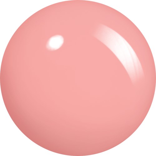 En rosa, glänsande, rund föremål som ser ut som en boll eller en bubbla.